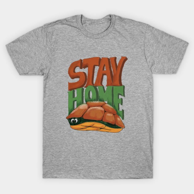 Turtle Stay home T-Shirt by Studiocapsule